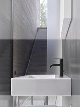 Duravit C.1 Einhebel-Waschtischmischer M mit Zugstange, Schwarz Matt