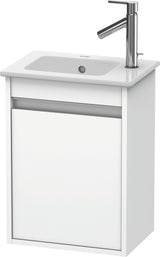 Duravit Ketho Waschtischunterbau 400 mm betongrau matt, 1 Tür links, für ME by Starck