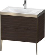 DURAVIT XViu c-bonded Waschtischset bodenstehend 800 mm mit 2 Auszügen und Push-Open