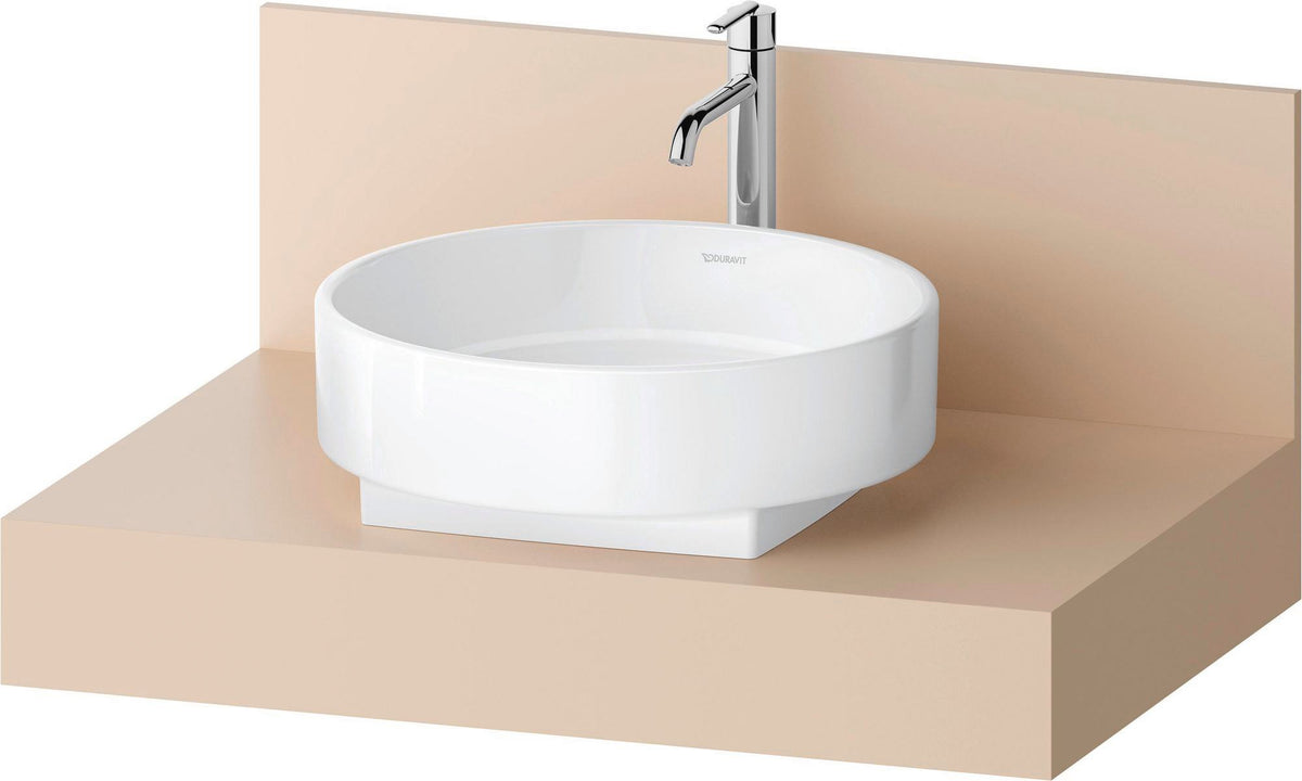 Duravit Balcoon Konsole 800x370x550 mm mit mittigem Ausschnitt, Elfenbein Matt
