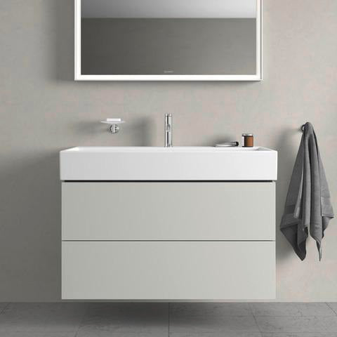 Duravit Waschtisch Vero Air 1000 mm mit Überlauf, 1 Hahnloch Mitte, weiß – Wandmontage