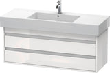 DURAVIT Ketho Waschtischunterbau wandhängend 1200 mm, 2 Schubkästen, weiß matt, für Vero 032912