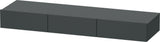 DURAVIT DuraStyle Schubkastenablage 1500 mm, 3 Schubkästen, betongrau matt, wandhängend