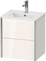 DURAVIT XViu Waschtischunterbau wandhängend 510 mm mit 2 Schubkästen und Tip-on Technik