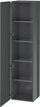 Duravit Hochschrank L-Cube 363x400x1760mm, 1 Tür, links, amerikanisch Nussbaum