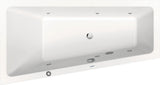 Duravit No.1 Whirlwanne 1500x800mm trapezförmig mit Jet-System, weiß