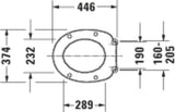 DURAVIT WC-Sitz Universal ohne Absenkautomatik, Edelstahl-Scharniere, Weiß