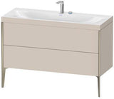 Duravit Möbelwaschtischset XVIU 1200x480mm Chaos mit Unterbau und Raumsparsiphon