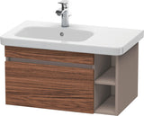 DURAVIT DuraStyle Waschtischunterbau 730 mm betongrau matt – wandhängend mit 1 Auszug & 2 offenen Fächern