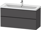 DURAVIT D-Neo Waschtischunterbau 1184 mm Eiche Schwarz mit Bronze Griff