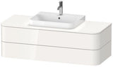 Duravit Waschtischunterbau Happy D.2 Plus 1300 mm taupe supermatt mit Tip-On-Technik