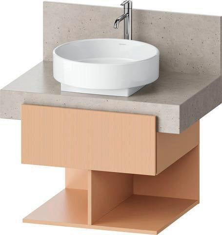DURAVIT Balcoon Konsolenwaschtischunterbau 600 mm mit 2 offenen Fächern und Schubkasten
