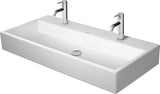 Duravit Waschtisch Vero Air 1000 mm mit Überlauf, 2 Hahnlöchern, 1 Becken, weiß