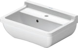 DURAVIT Handwaschbecken Starck 3 450 mm mit Überlauf, 1 Hahnloch, weiß