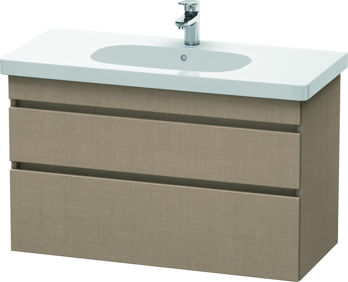 DURAVIT DuraStyle Waschtischunterbau 1000 mm wandhängend, 2 Schubkästen, weiß matt