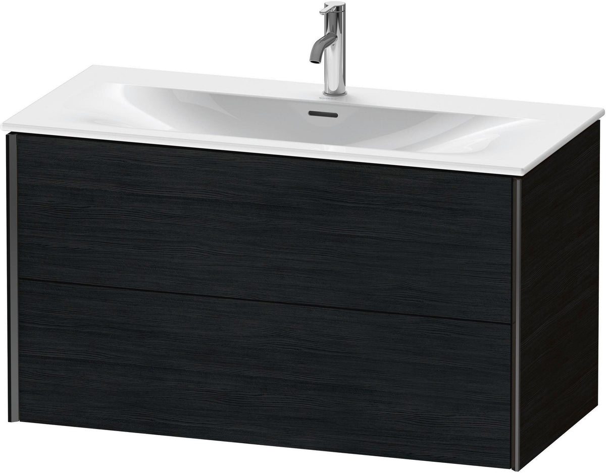 DURAVIT XViu Waschtischunterbau wandhängend 1010 mm, 2 Schubkästen, weiß matt – mit Tip-On-Technik