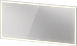 DURAVIT L-Cube Lichtspiegel 650x700mm mit Sensor, LED-Beleuchtung, Spiegelheizung & Kondensschutz, Weiß