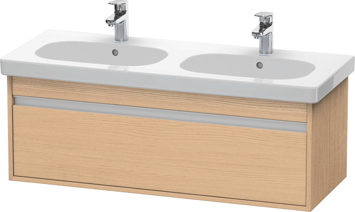Duravit Ketho Waschtischunterbau wandhängend 1150 mm basalt matt mit 1 Auszug