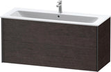 Duravit XViu Waschtischunterbau wandhängend 1210 mm, 2 Schubkästen, champagner matt/weiß matt