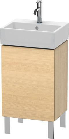 DURAVIT L-Cube Waschtischunterbau 593x434x341 mm, amerikanisch nussbaum, Anschlag links, für Vero Air