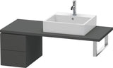 DURAVIT L-Cube Unterschrank 400x320x548mm Weiß Matt mit 2 Schubkästen und Tip-on-Technik