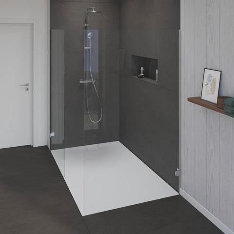 DURAVIT Stonetto Duschwanne 1400x800x50 mm Mineralguss Weiß Matt – Bodenbündig & Rutschhemmend