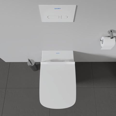 DURAVIT WC-Sitz DuraStyle Weiß mit Edelstahl-Scharnieren, Duroplast, abnehmbar