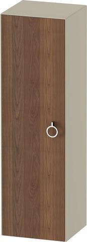 DURAVIT Halbhochschrank White Tulip 1320 mm Nussbaum Taupe mit Griff links