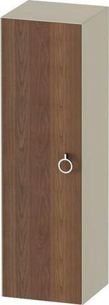 DURAVIT Halbhochschrank White Tulip 1320 mm Nussbaum Taupe mit Griff links