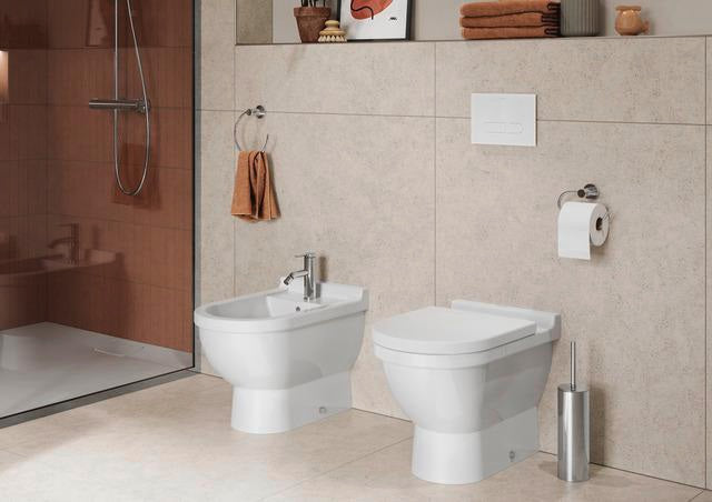 DURAVIT Stand-WC Starck 3 560 mm Tiefspüler, Abgang waagerecht, weiß