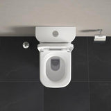 DURAVIT WC-Sitz Happy D.2 Anthrazit matt mit Absenkautomatik und Edelstahl-Scharnieren