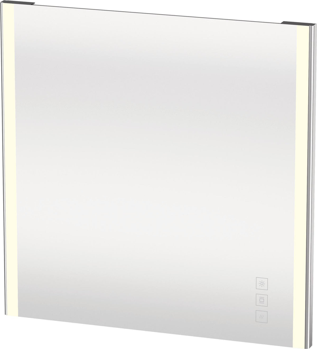 DURAVIT XSquare XS7011 Wandspiegel 600x800 mm mit Licht, Heizung & berührungsloser Bedienung