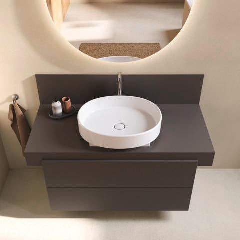 Duravit Balcoon Konsole 1000x370x550 mm – Elfenbein Matt, 1 Ausschnitt mittig