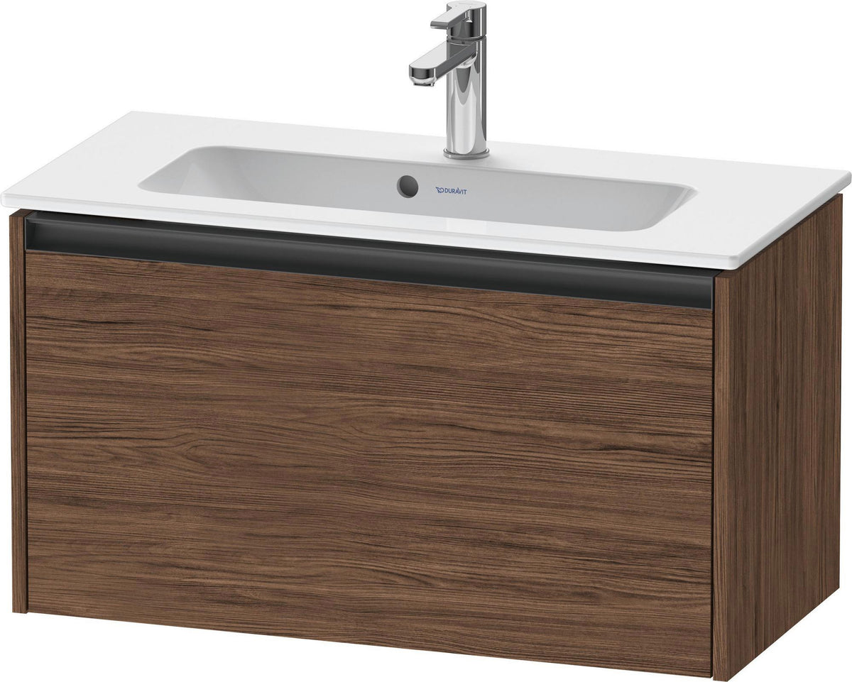 DURAVIT Ketho.2 Waschtischunterbau 810 mm betongrau matt mit Auszug und Soft-Close