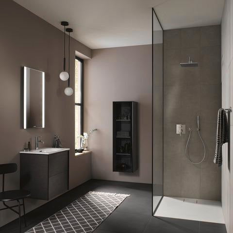 DURAVIT Stonetto Duschwanne 900x900mm Mineralguss weiß matt – rutschhemmend & bodenbündig