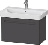 Duravit No.1 Waschtischunterbau wandhängend 740 mm Weiß Matt mit 1 Auszug und Soft-Close