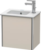 DURAVIT XSquare Waschtischunterbau 410 mm taupe seidenmatt mit Tip-on Technik