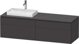 Duravit L-Cube Waschtischunterbau 1620 mm taupe supermatt mit Tip-On und Soft-Close