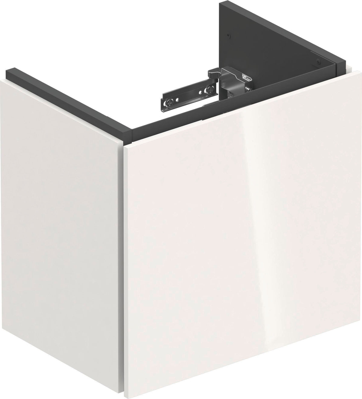 Duravit L-Cube Waschtischunterbau 420 mm wandhängend, 1 Tür rechts, weiß matt – Christian Werner Design