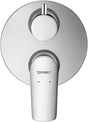 DURAVIT Duravit No.1 Einhebelmischer Unterputz Set Keramikmischsystem mit Umstellventil Chrom