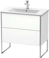 Duravit Waschtischunterbau XSquare 810x732x478mm mit 2 Auszügen, s-matt, Eiche, mittig