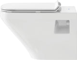 DURAVIT DuraStyle Wand-WC 540 mm spülrandlos mit WonderGliss, weiß
