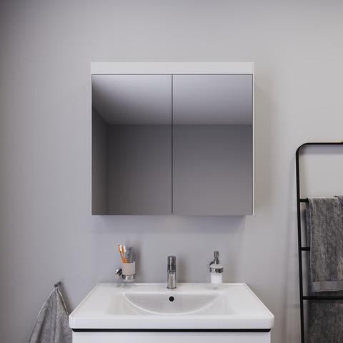 DURAVIT Spiegelschrank Licht & Spiegel LM7821 Weiß 148x810x760mm mit LED-Beleuchtung