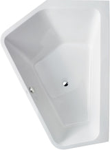 DURAVIT Paiova 5 Badewanne 1770x1300 mm Eck links Sanitäracryl weiß mit Verkleidung