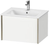 Duravit Waschtischunterbau XVIU 610x400x480mm Einrichtungssystem Nussbaum für ME by Starck