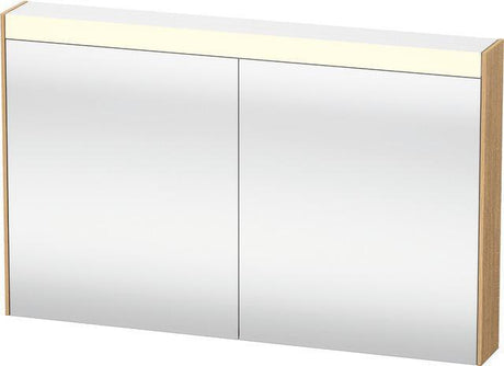 Duravit Spiegelschrank Brioso BR7102 betongrau 820 mm mit LED-Beleuchtung, Steckdose und Soft-Close