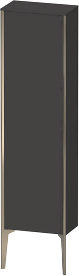 DURAVIT XViu Halbhochschrank 1330 mm anthrazit matt – Wandhängend mit Tip-on & Soft-Close