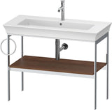 DURAVIT White Tulip Metallkonsole 984 mm von Philippe Starck – Höhenverstellbar, Weiß Seidenmatt
