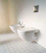 DURAVIT Wand-Bidet Starck 3 540 mm mit Überlauf & Hahnlochbank, weiß