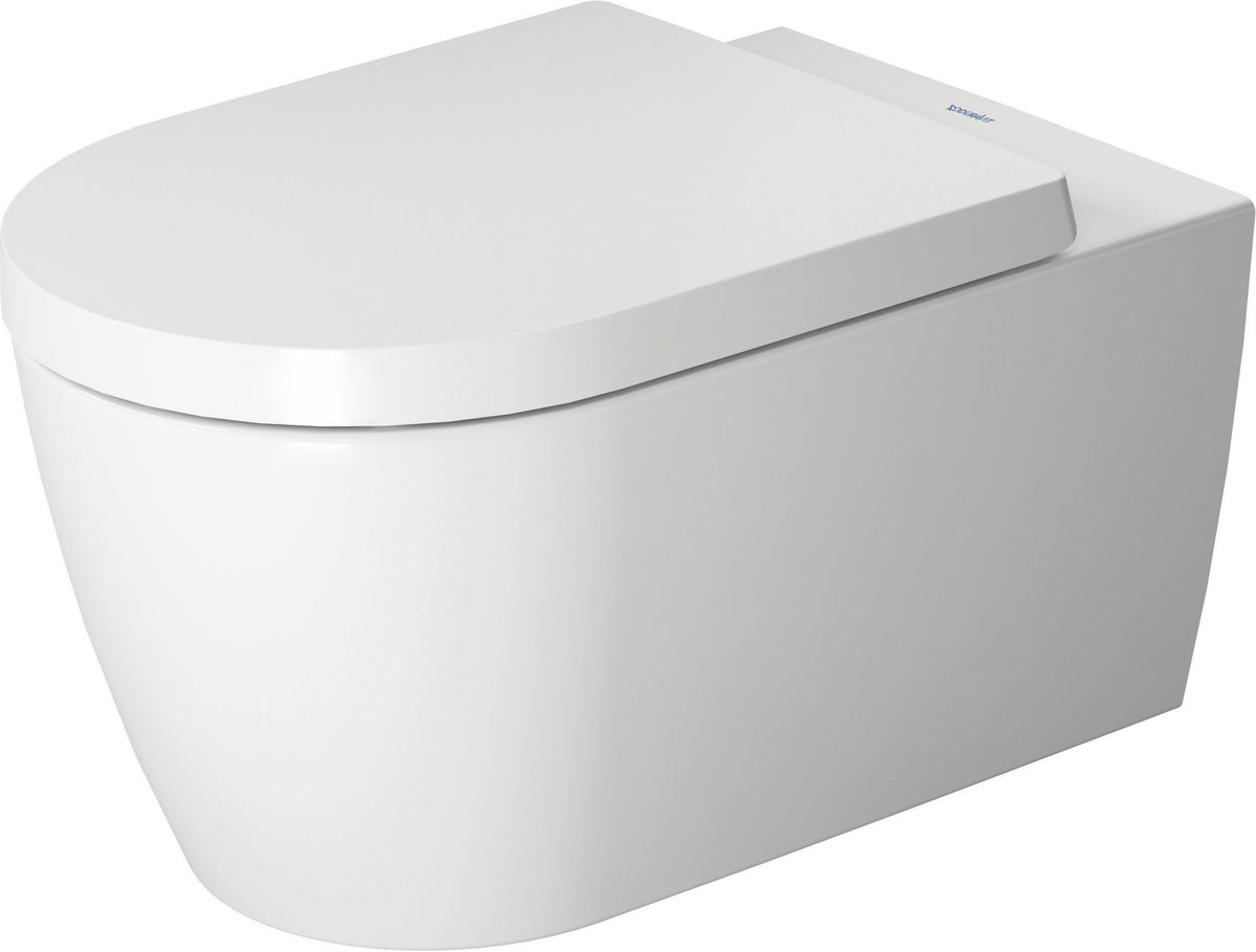 Duravit Wand-WC ME by Starck 570 mm Weiß Seidenmatt Tiefspüler mit WonderGliss
